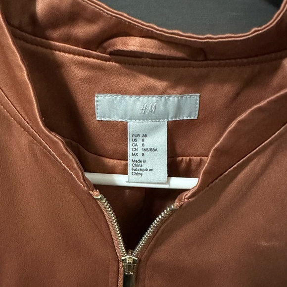 H&M Bomber Jacket in Rosy Tan Color - Picture 3 of 3